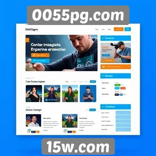 Evolução da interface do usuário no site 0055pg.com